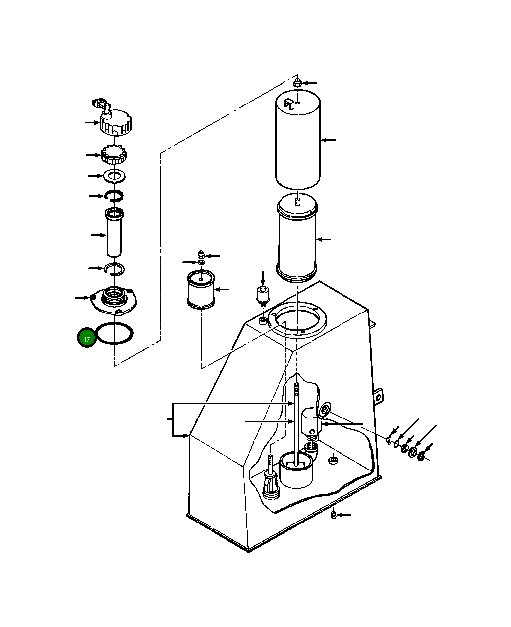 Кольцо уплотнительное (O-Ring) 22 400 R1 Komatsu