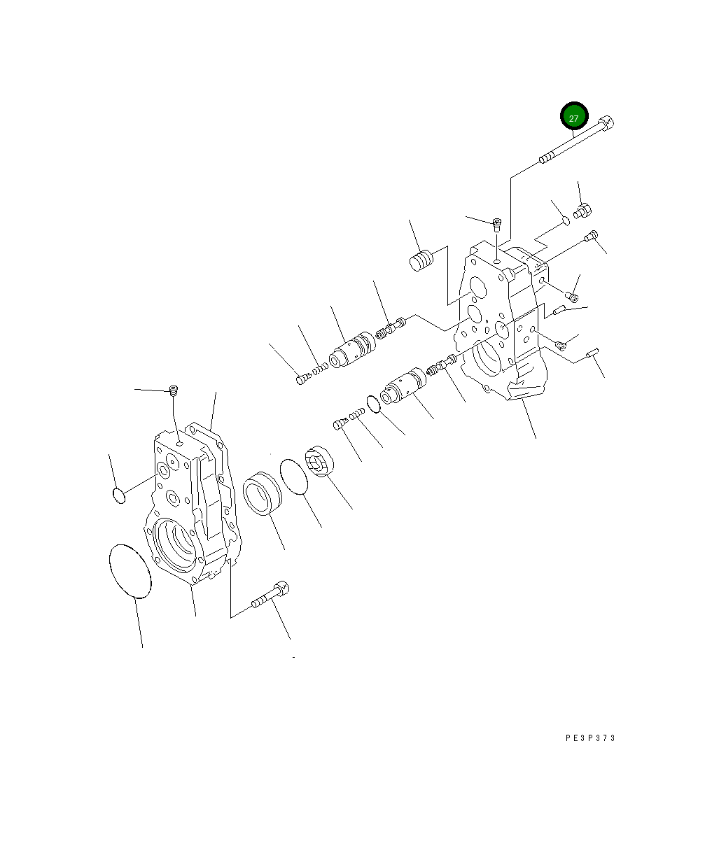 Болт 01252-30880 Komatsu