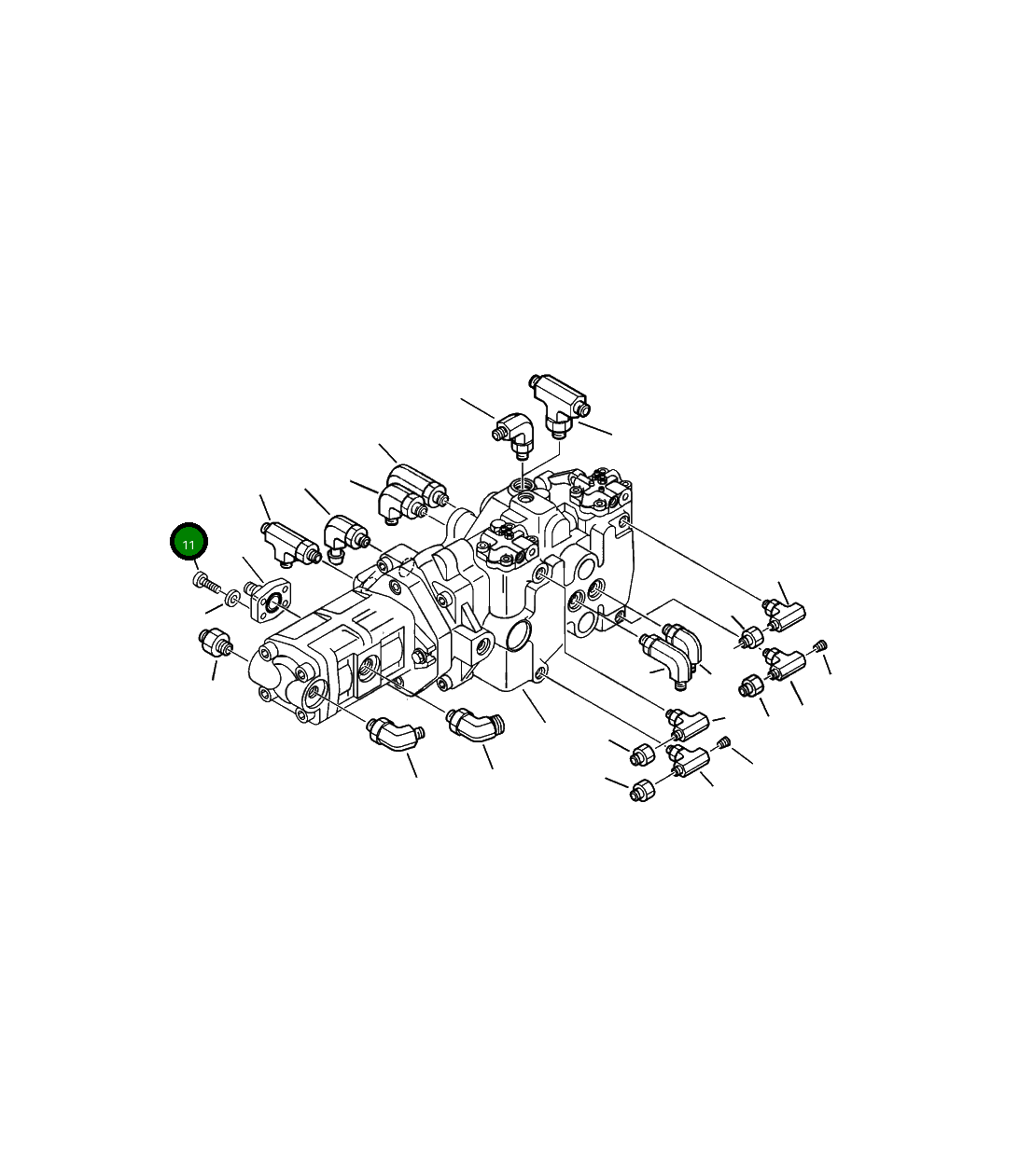 Болт 801-11-4126 Komatsu