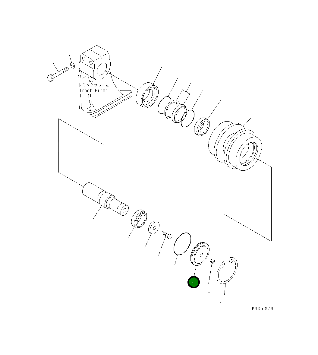 Крышка 14X-30-15131 Komatsu