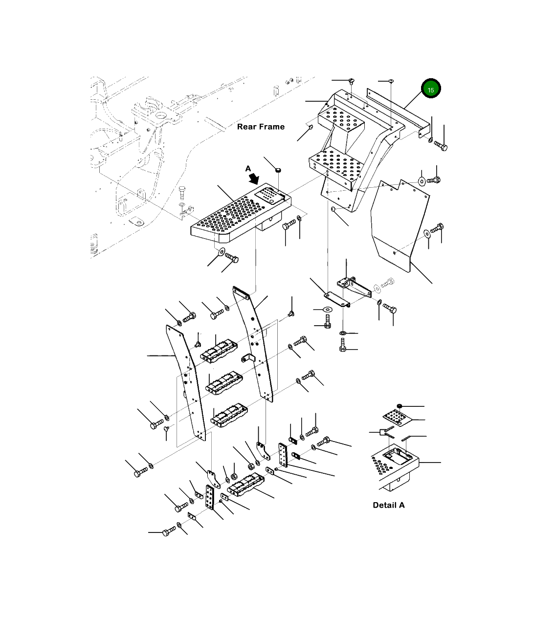 Крышка 423-54-54710  Komatsu