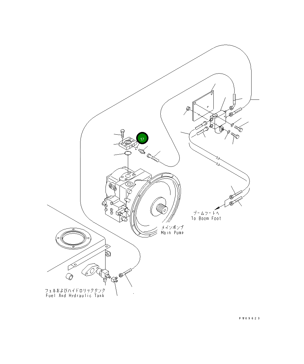 Кольцо уплотнительное (O-Ring) 20Y-62-K5270 Komatsu