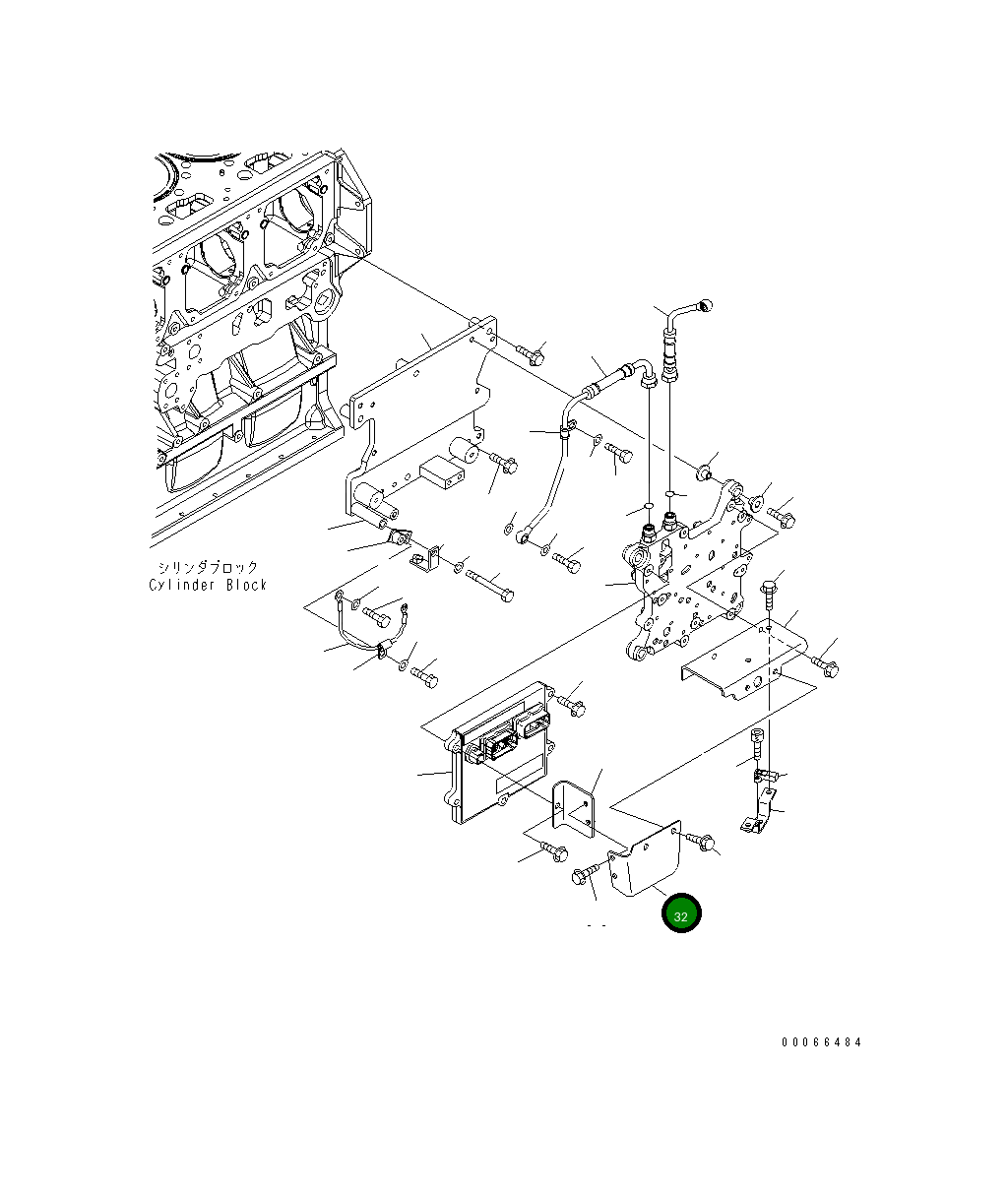 Крышка 6245-81-9380 Komatsu