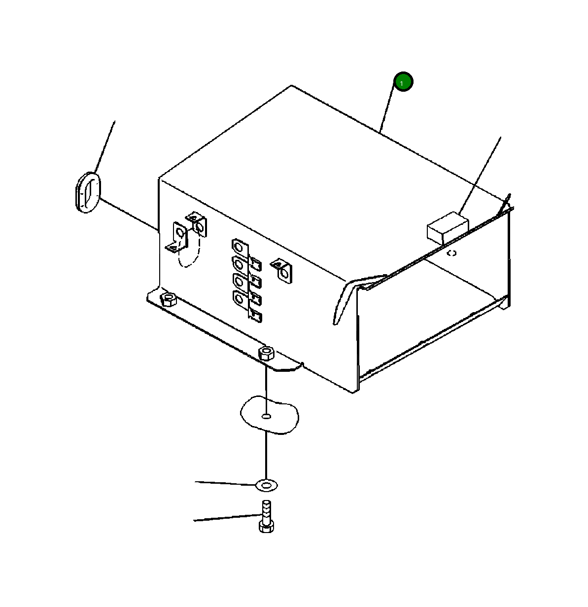 Крышка 22P-54-11631 Komatsu