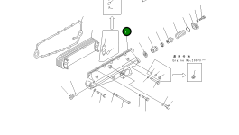 Крышка 6211-61-2124 Komatsu