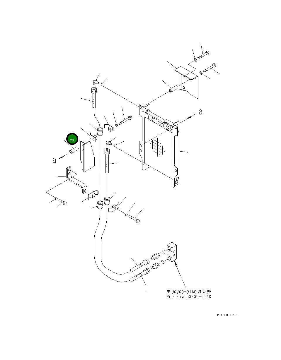 Крышка 195-03-61331 Komatsu