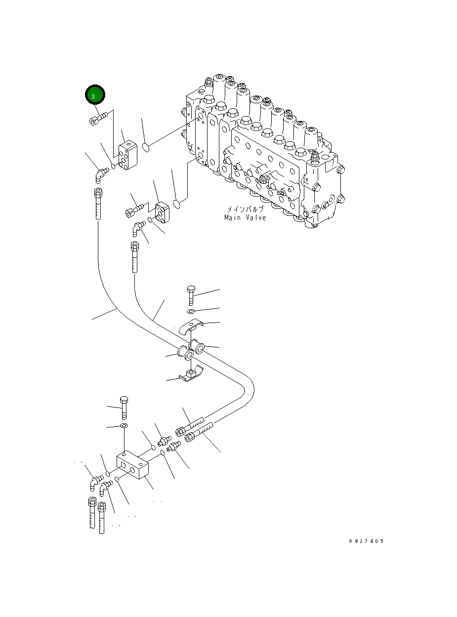 Болт 01252-61055 Komatsu
