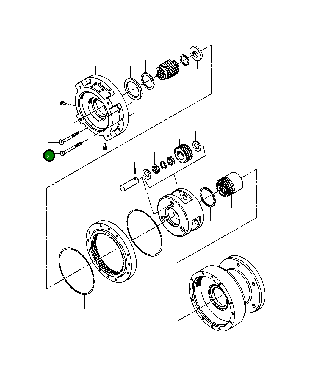 Болт 134 440 H45 Komatsu