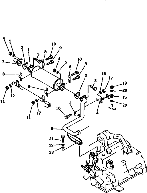 Болт 0-1000-01035 Komatsu