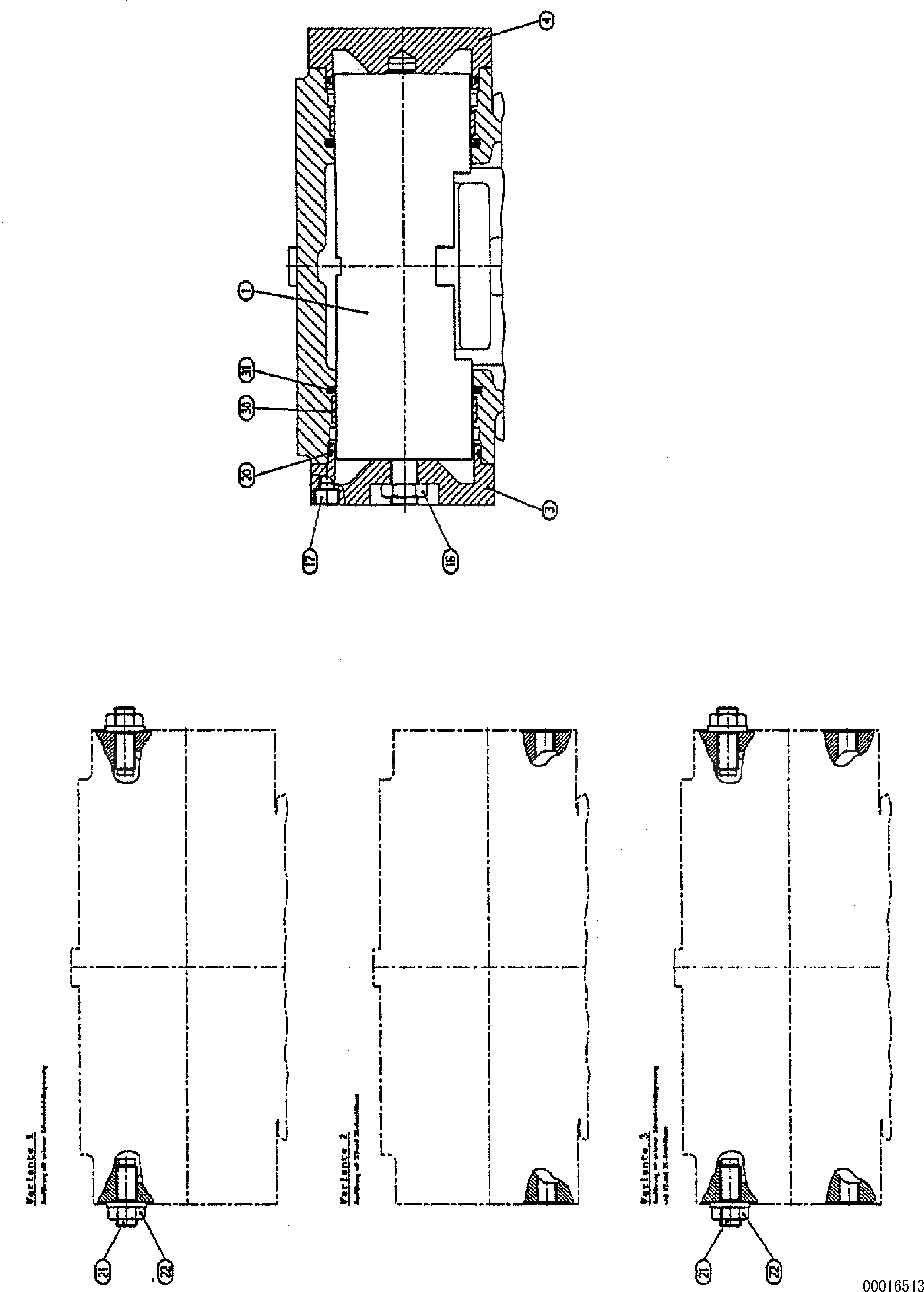 Кольцо UCR902600839  Komatsu
