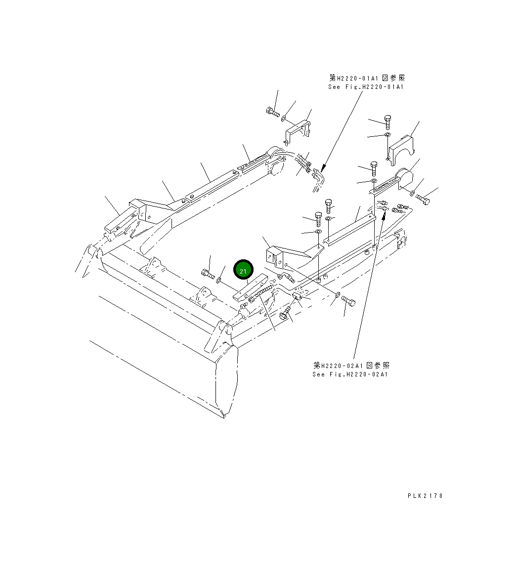 Крышка 120-Y16-3631 Komatsu