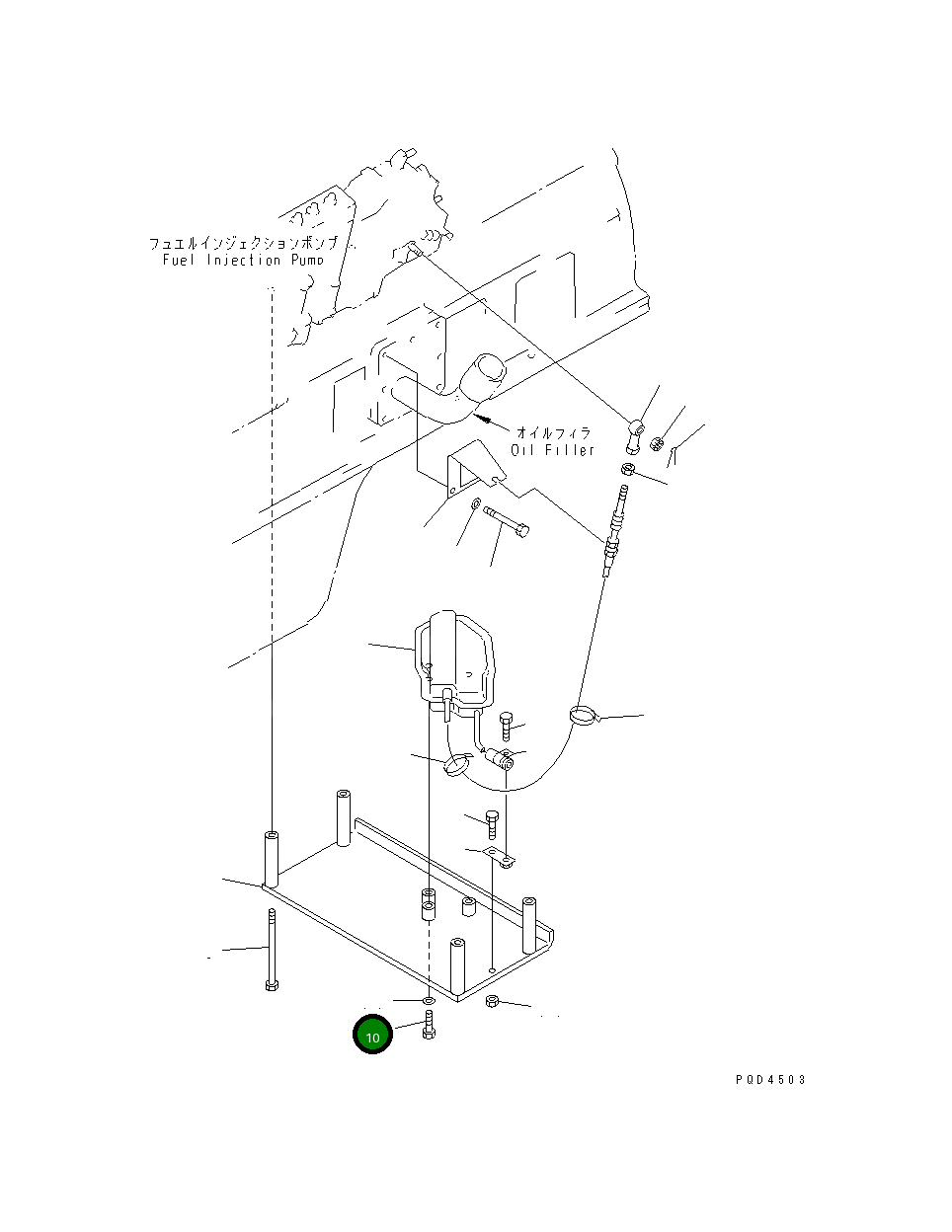 Болт 01010-30645 Komatsu