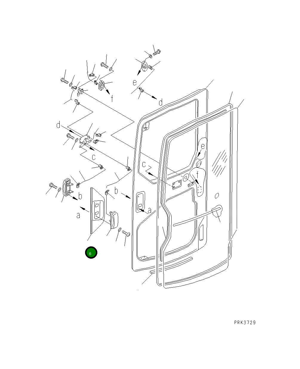 Крышка 20U-54-25471 Komatsu