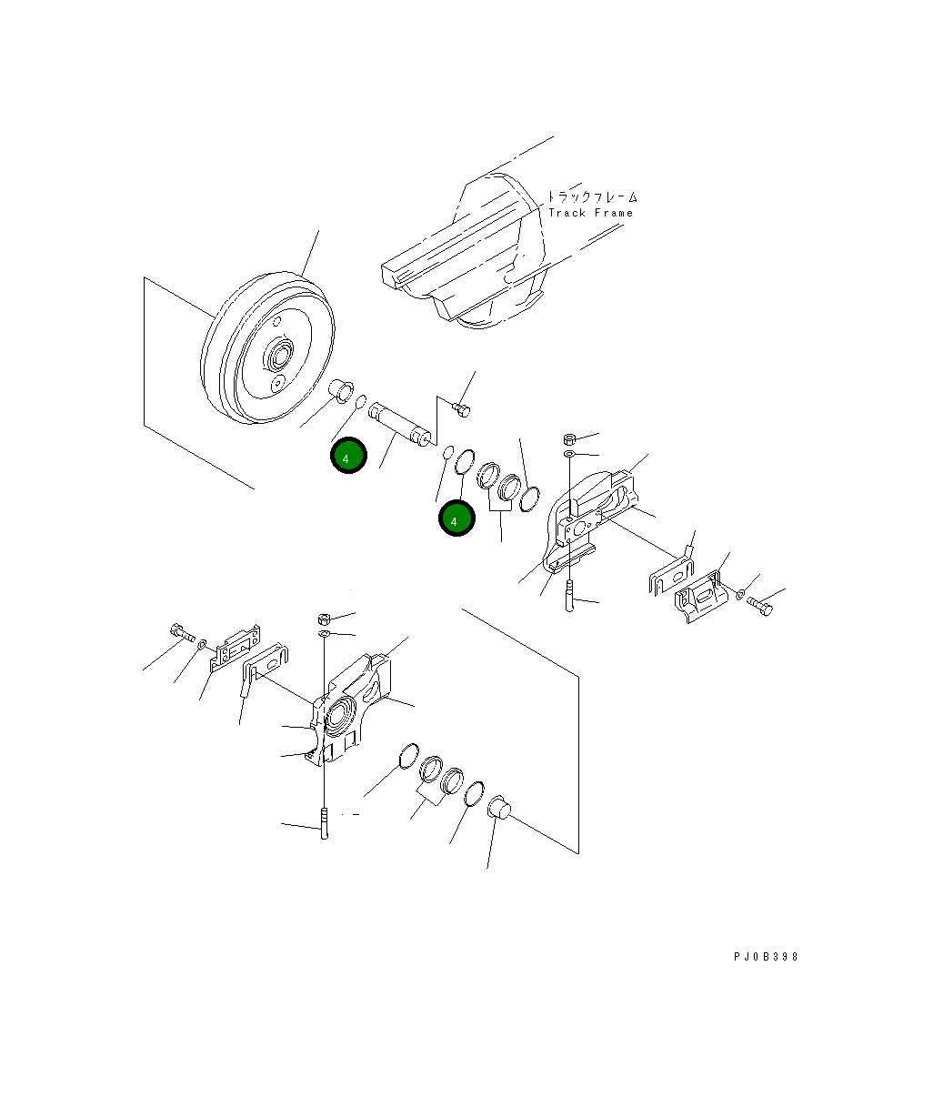 Кольцо уплотнительное (O-Ring) 427-15-15910  Komatsu