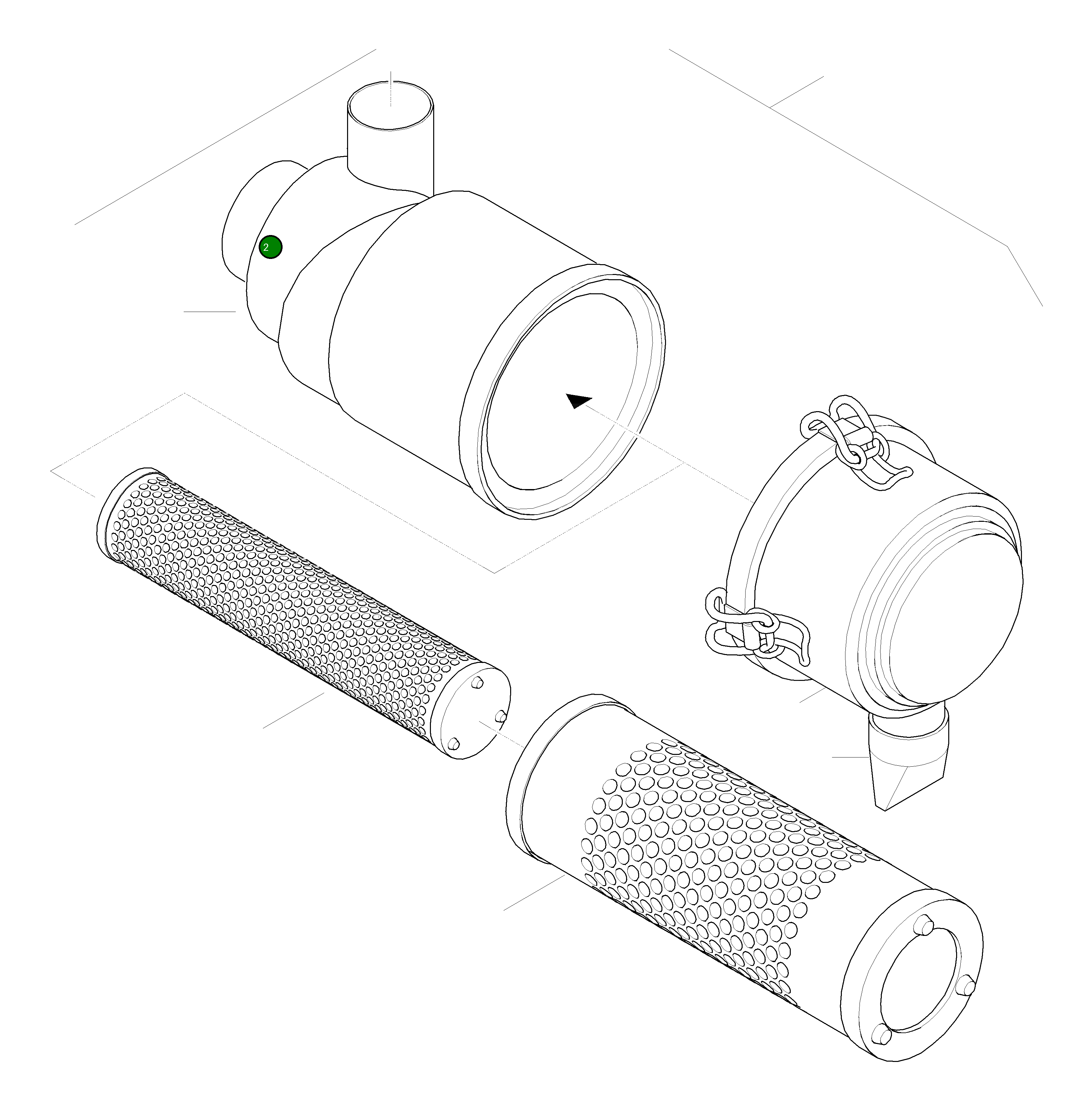 Крышка 424-01-H0P01 Komatsu