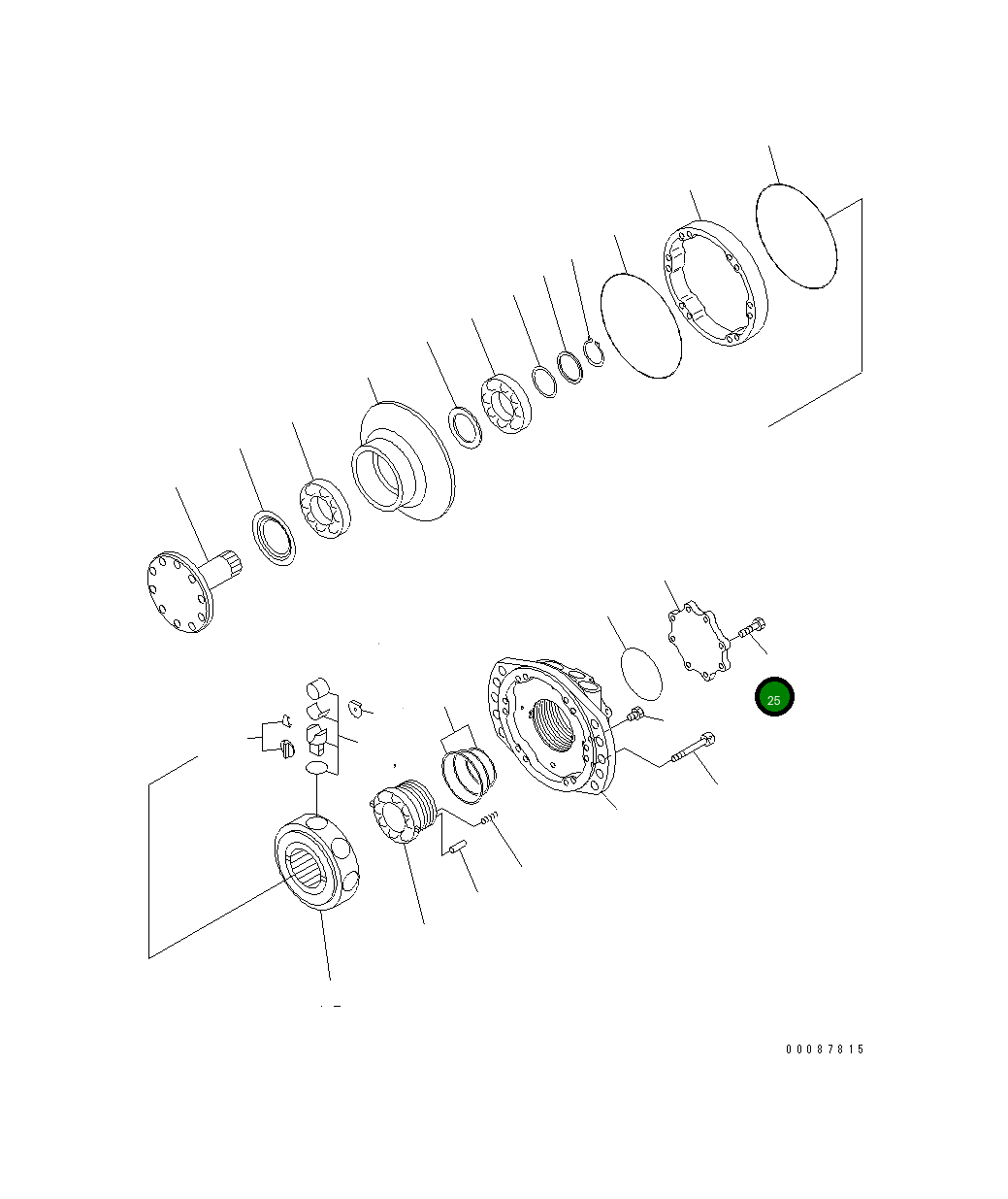 Болт PF000033826S Komatsu
