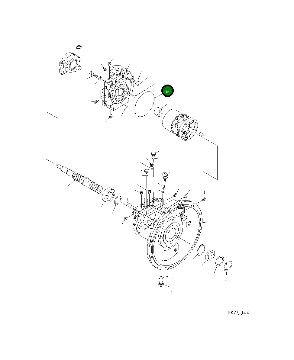 Кольцо уплотнительное (O-Ring) 07000-A5165 Komatsu