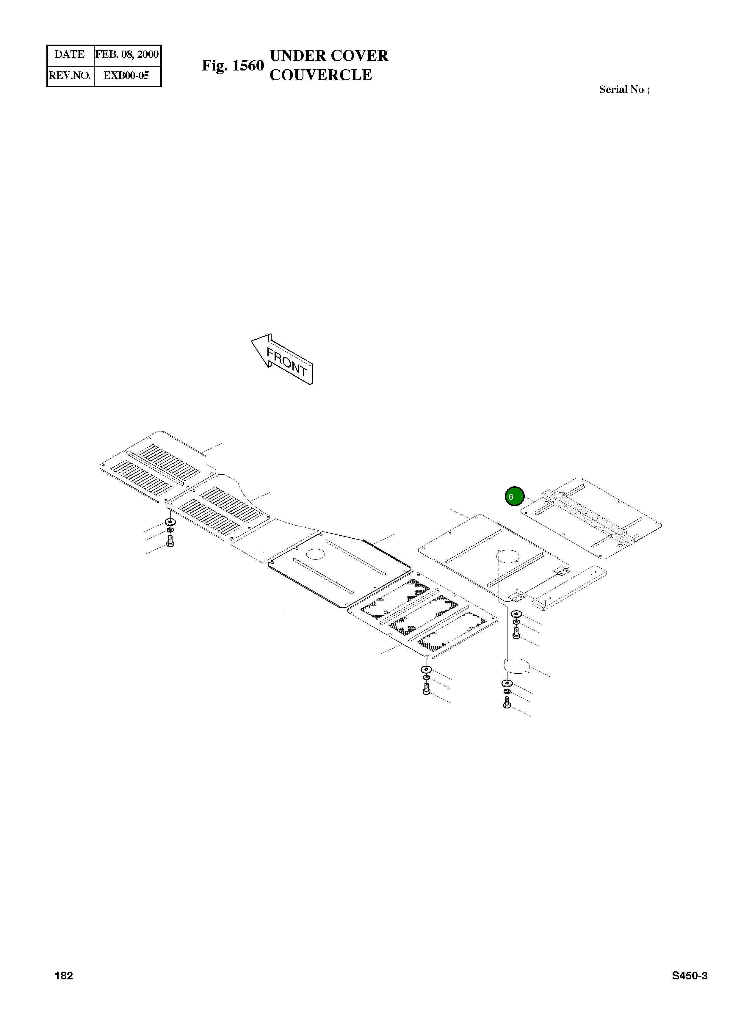 Крышка 2621-3116A  Komatsu