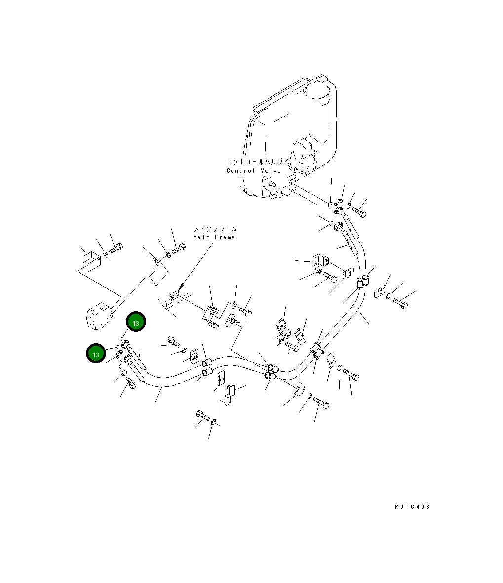 Кольцо уплотнительное (O-Ring) 07000-23038  Komatsu