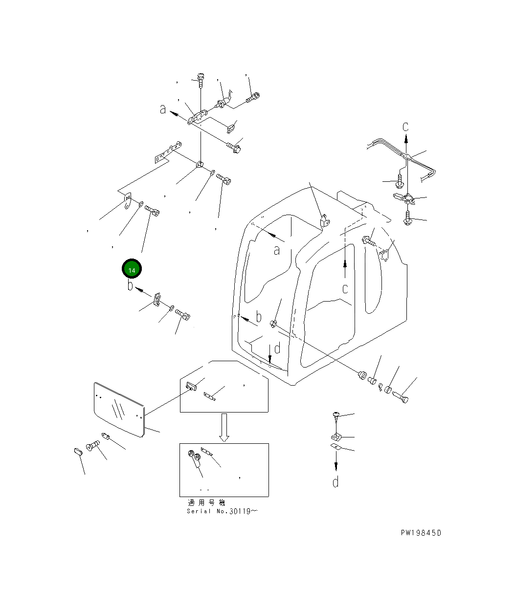 Болт 01252-50625 Komatsu