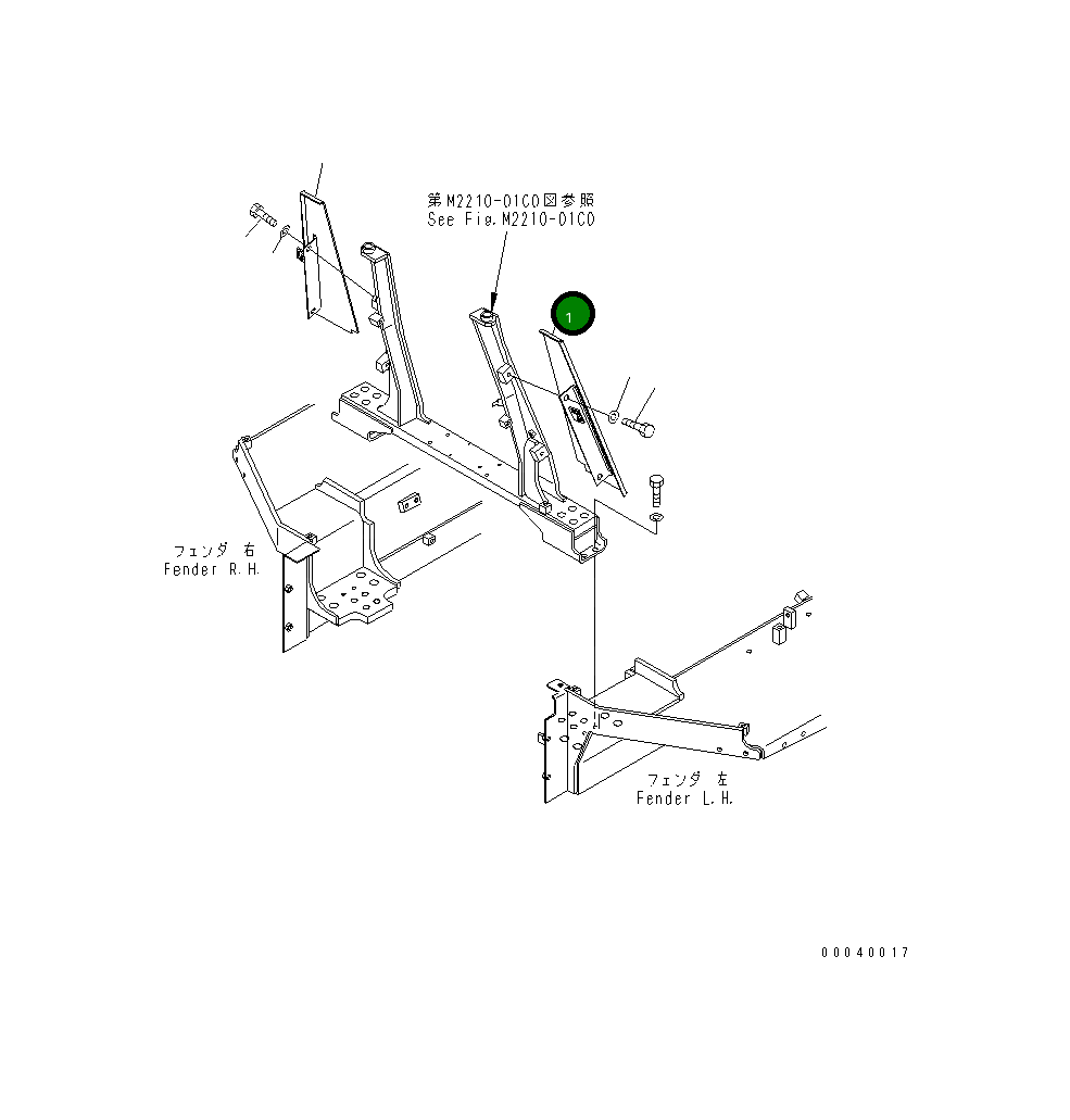 Крышка 154-54-77670  Komatsu
