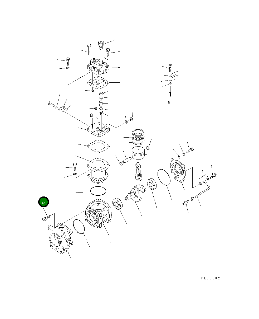 Болт DK010210-2520 Komatsu