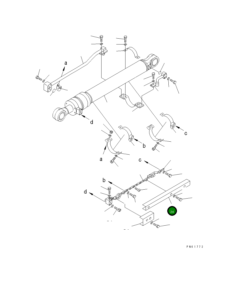 Крышка 203-63-94230  Komatsu