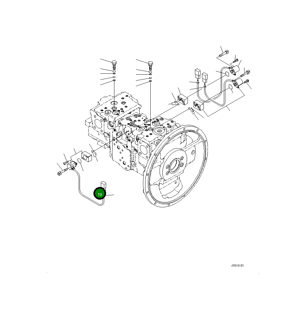 Кольцо уплотнительное (O-Ring) 720-16-58320 Komatsu