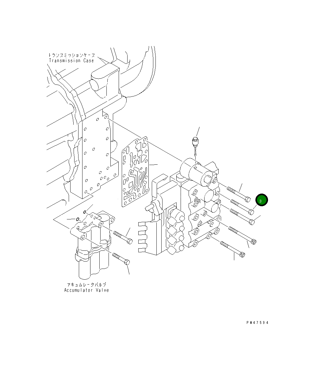 Болт 01011-61030 Komatsu