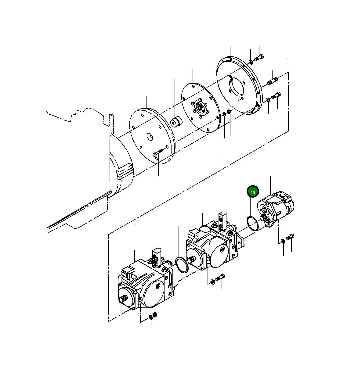 Кольцо уплотнительное (O-Ring) 27 947 R1 Komatsu
