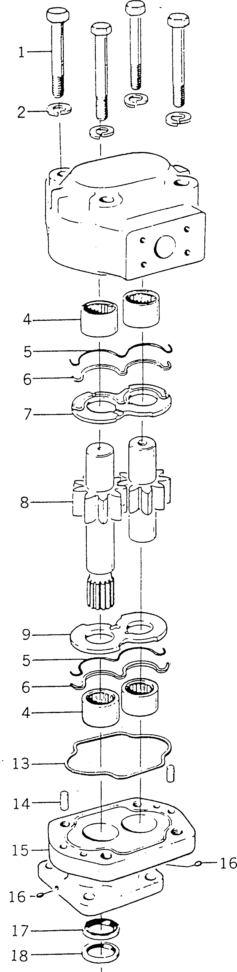 Болт BW055506 Komatsu