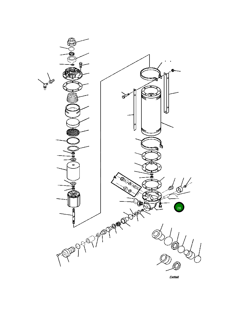 Болт BF3 583 Komatsu