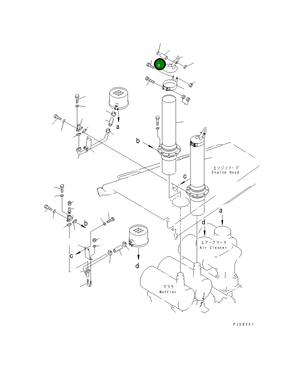 Болт 01018-31085 Komatsu
