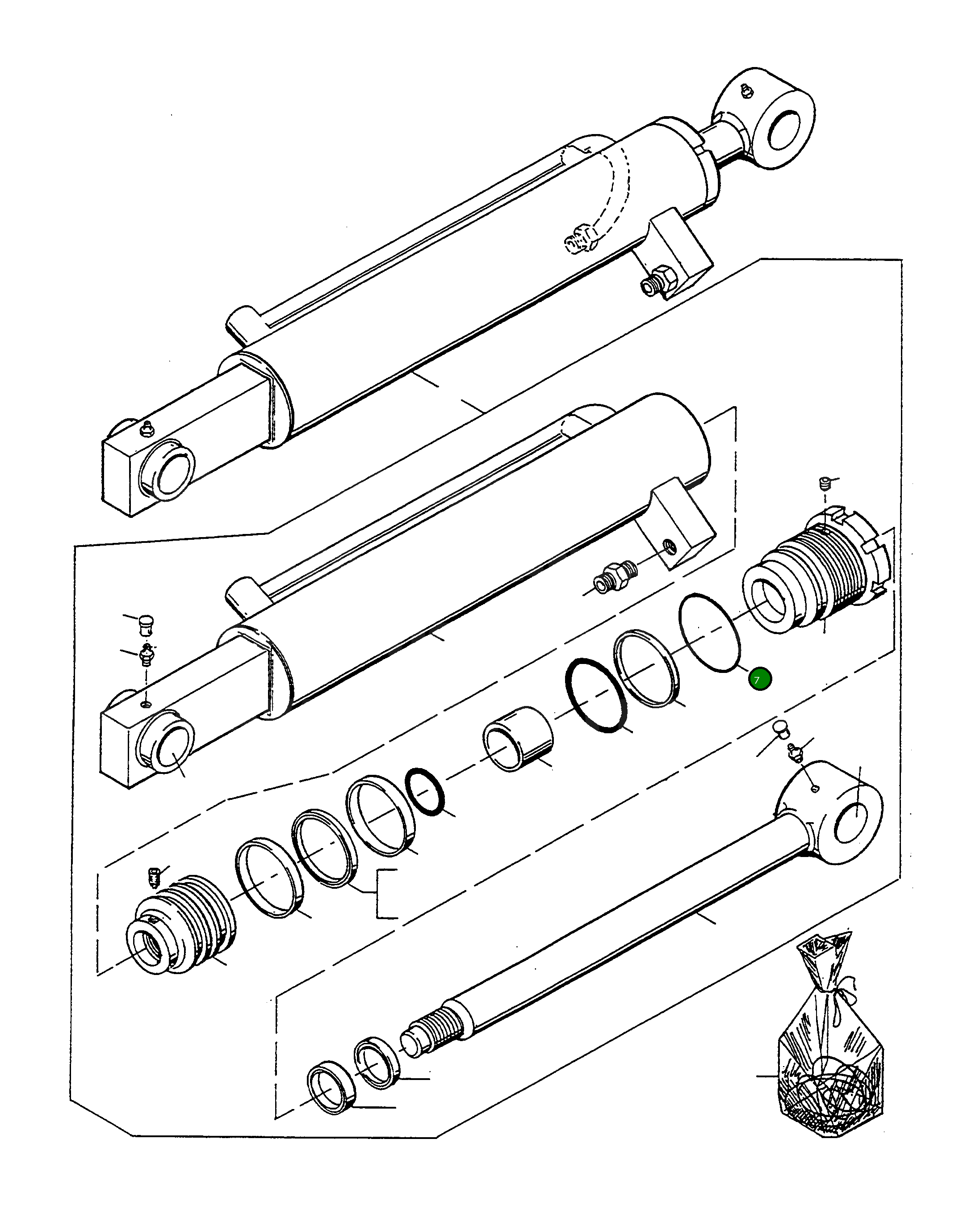 Кольцо уплотнительное (O-Ring) 4917419M1 Komatsu