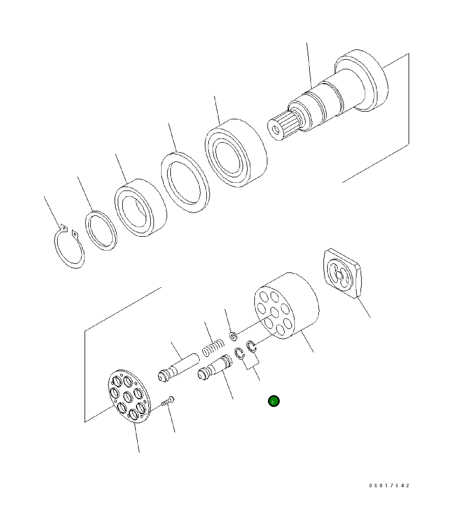 Кольцо 42W-17-H0P19 Komatsu
