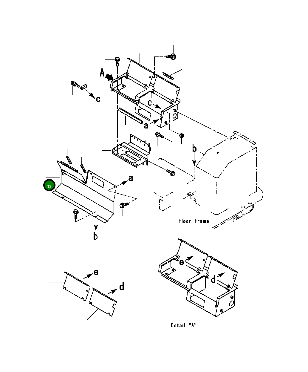Крышка 419-963-A880 Komatsu