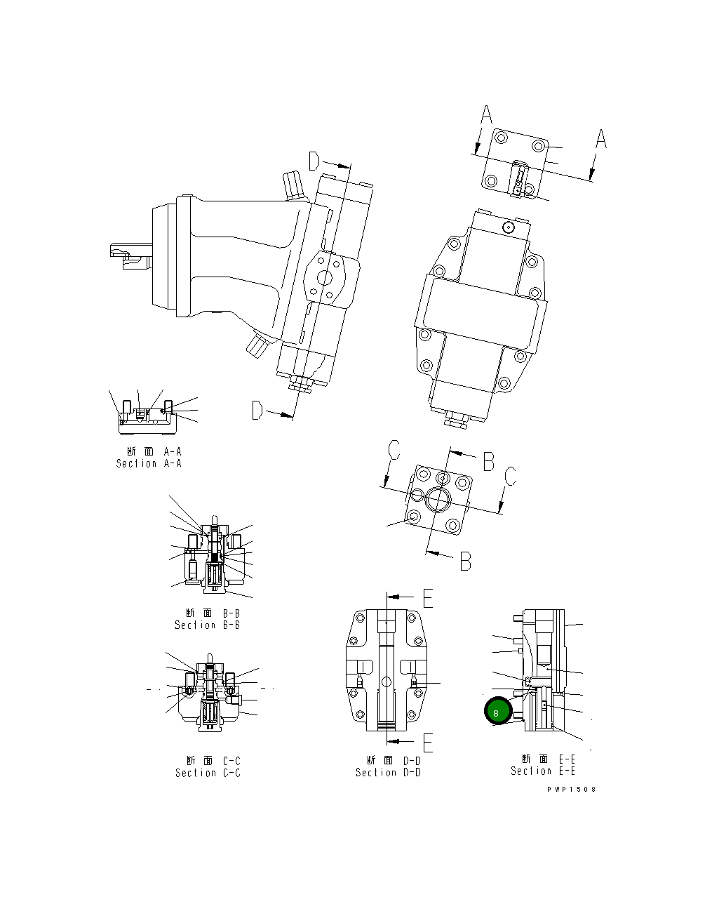 Кольцо уплотнительное (O-Ring) 20G-60-K6330 Komatsu