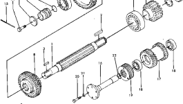 Вал 230-14-14112 Komatsu