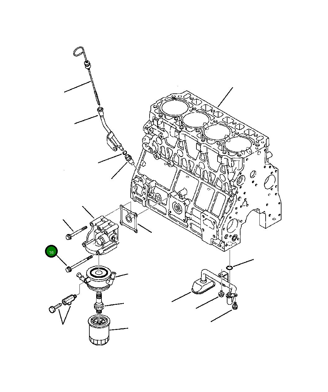 Болт YM261060-81152 Komatsu