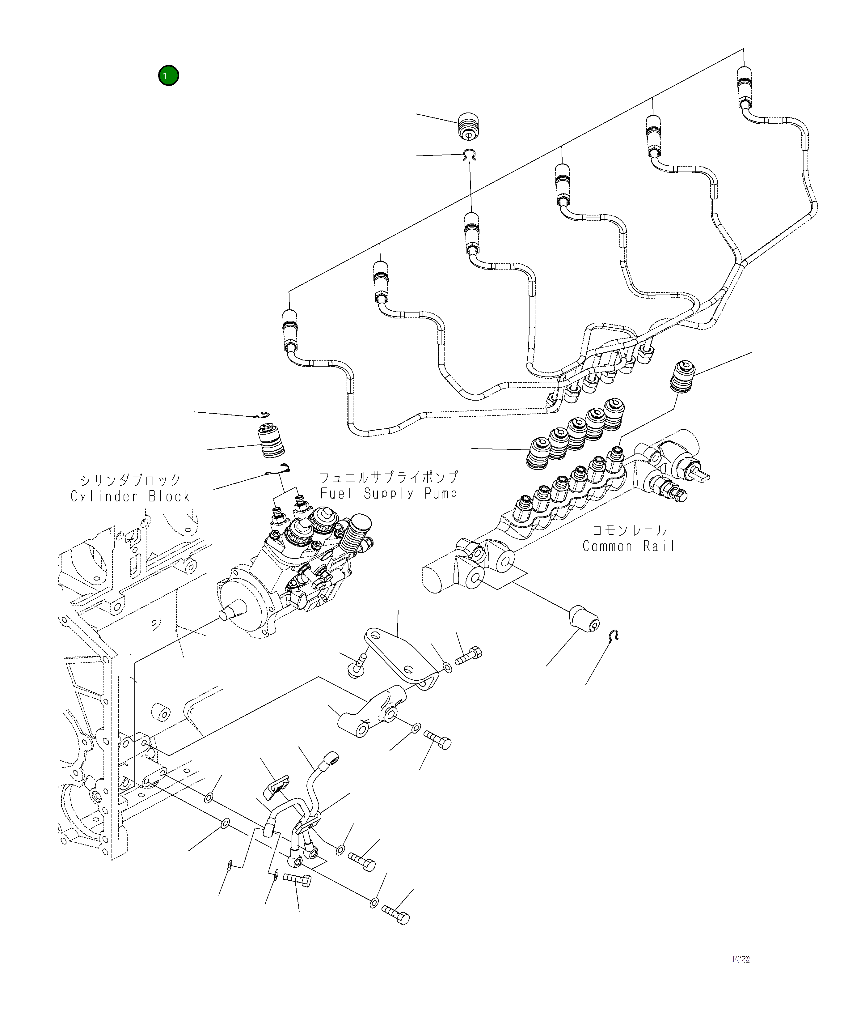 Крышка 6262-71-9720  Komatsu