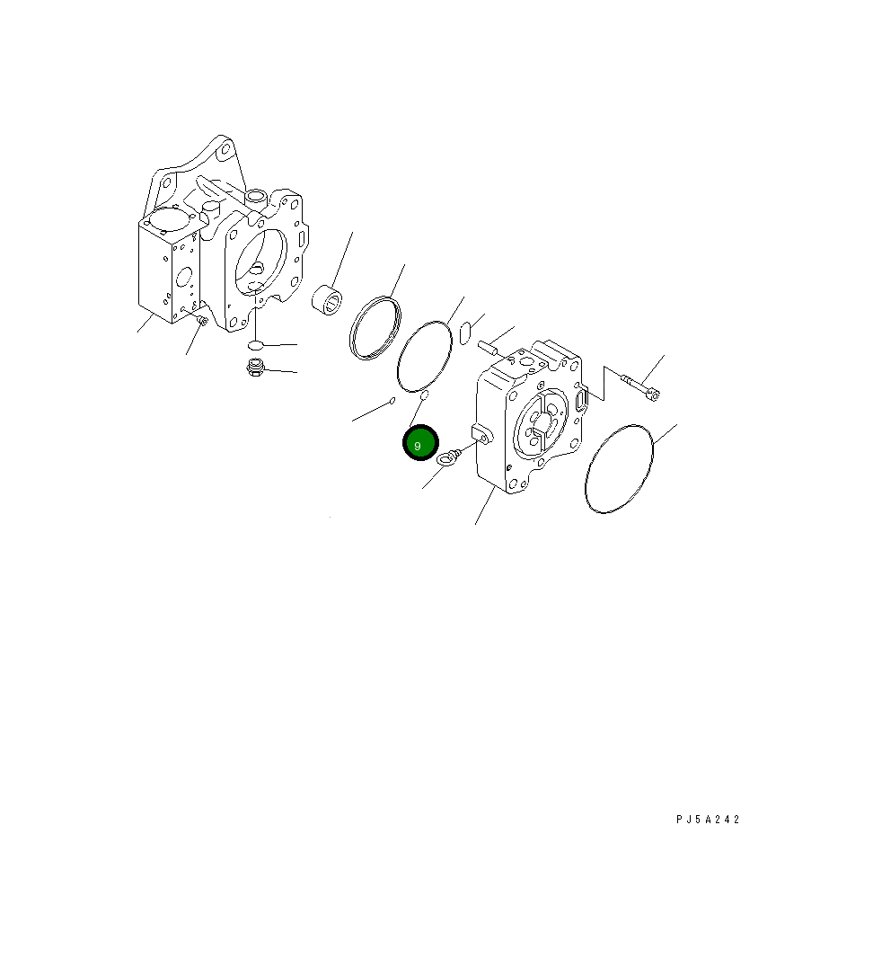 Кольцо уплотнительное (O-Ring) 07000-F2015 Komatsu