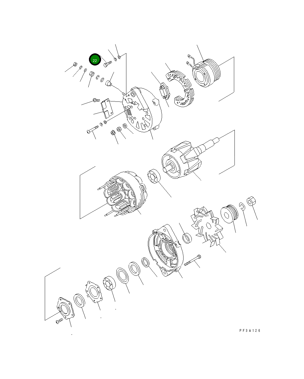 Болт KD0-0080-06142 Komatsu
