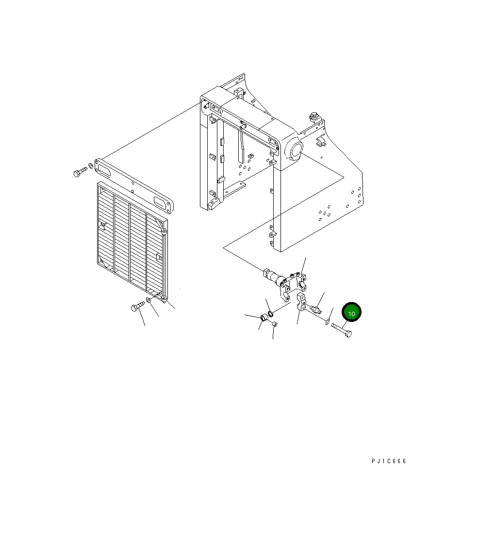 Болт 01010-81885 Komatsu