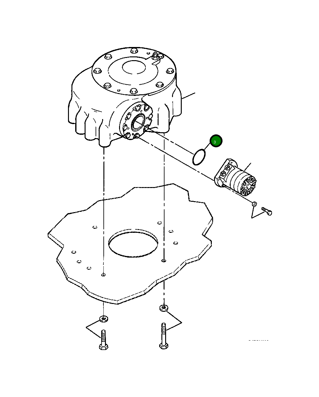 Кольцо уплотнительное (O-Ring) 22 276 R1 Komatsu