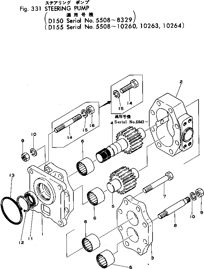 Болт 07440-71070 Komatsu