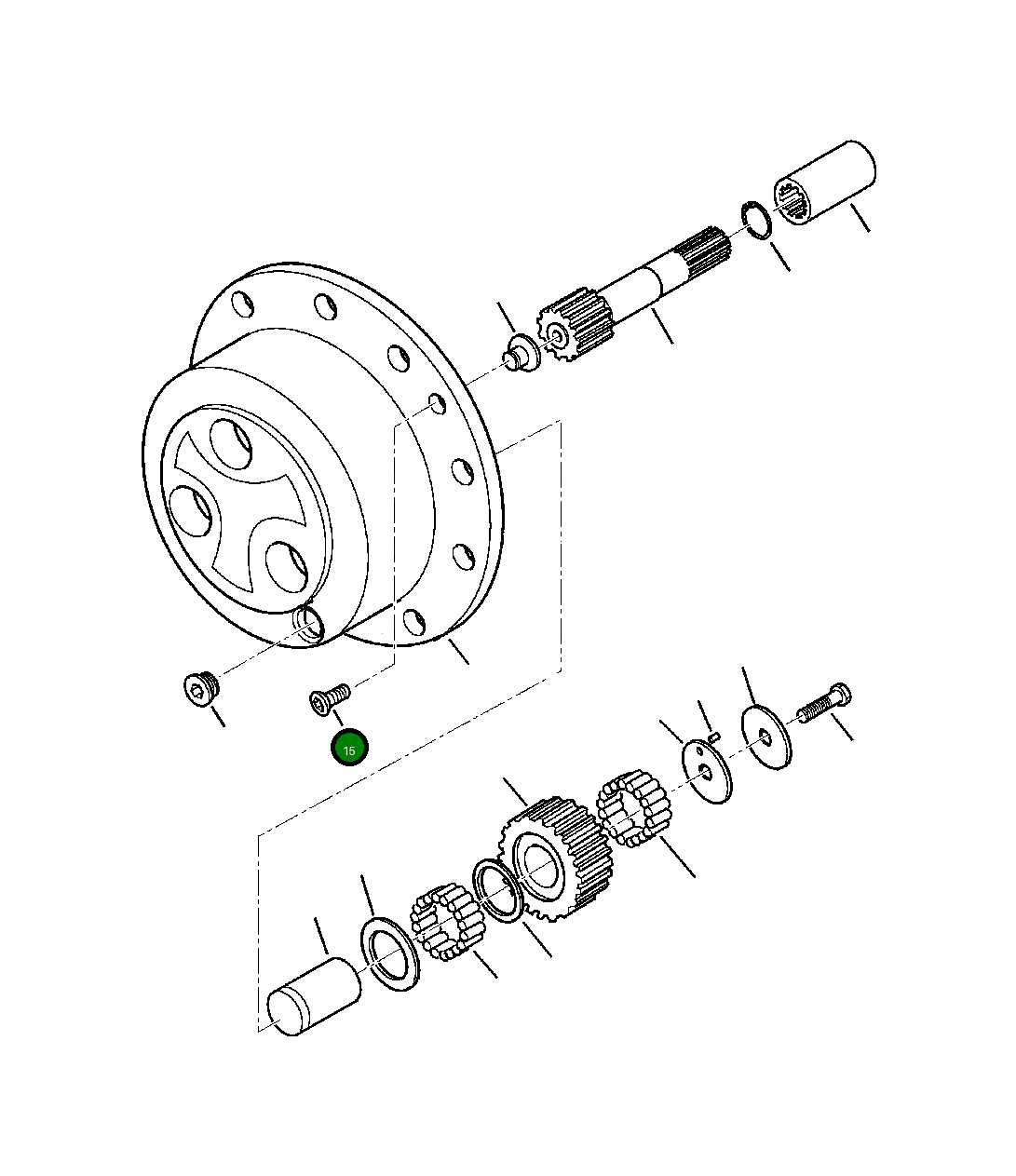 Болт CA0020490 Komatsu
