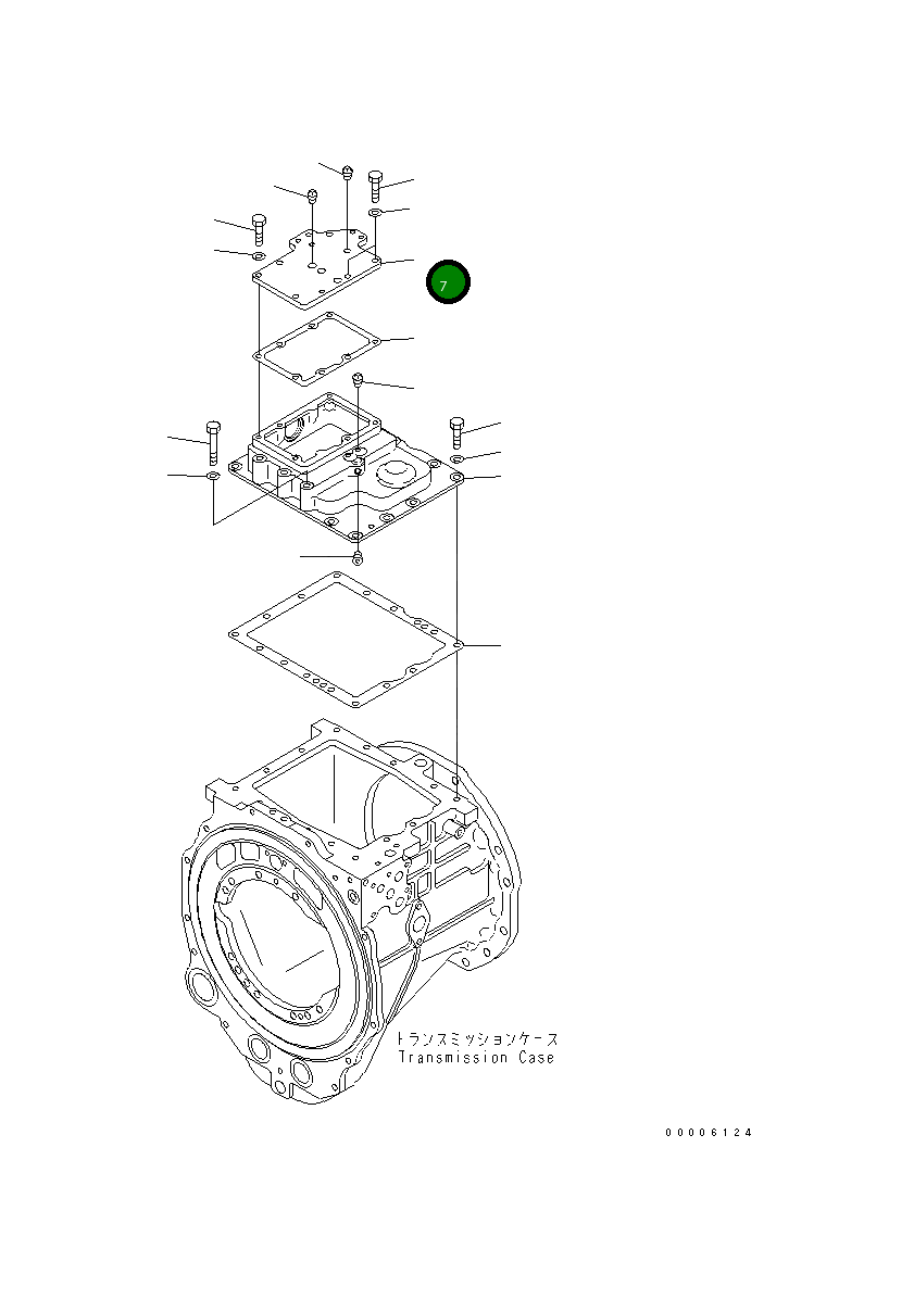 Крышка 14X-15-25820 Komatsu