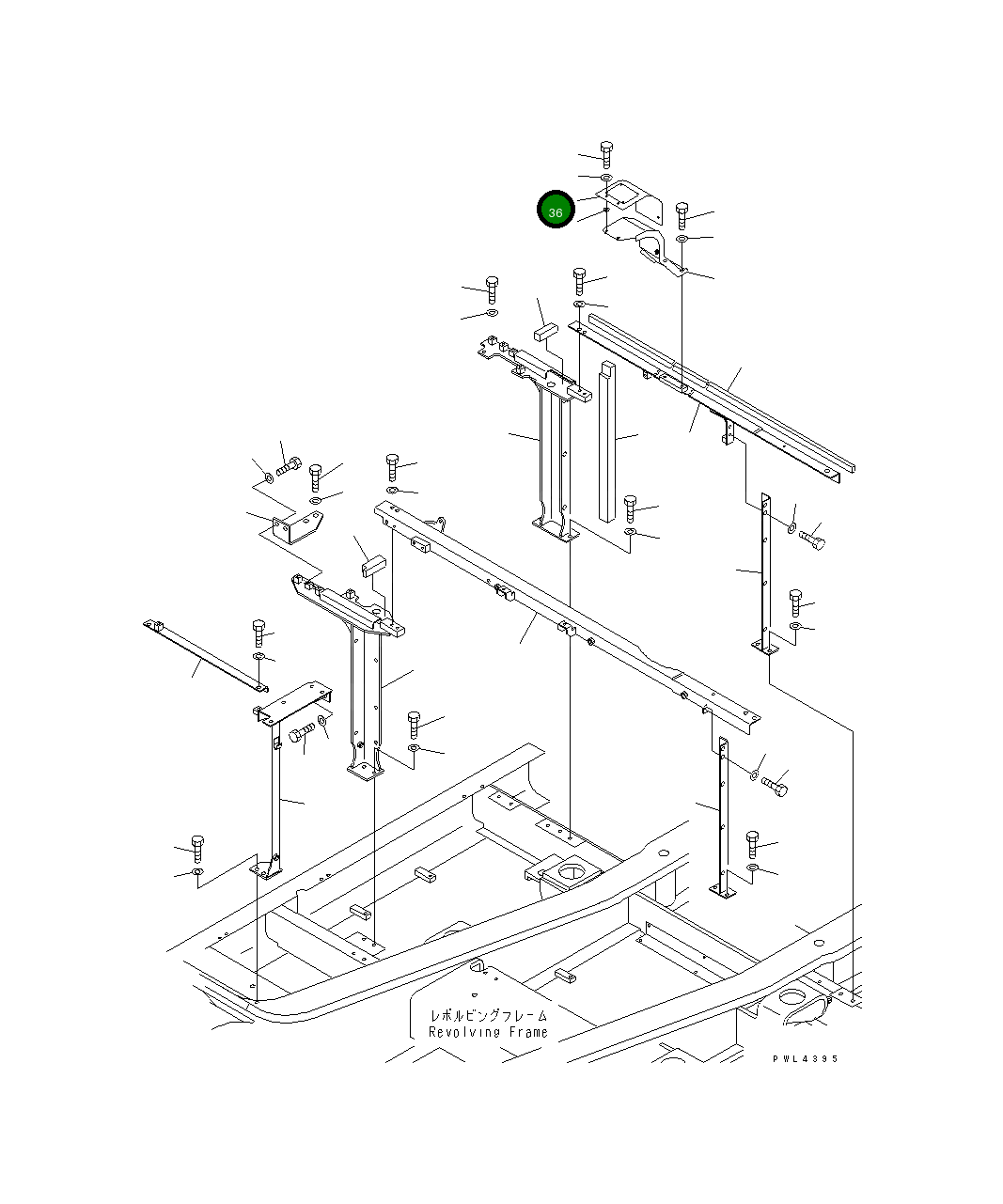 Крышка 208-01-K2130 Komatsu