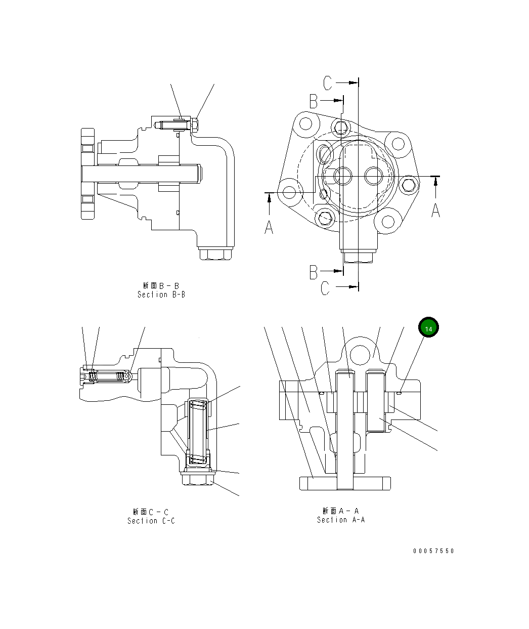 Кольцо уплотнительное (O-Ring) PML172-00900  Komatsu