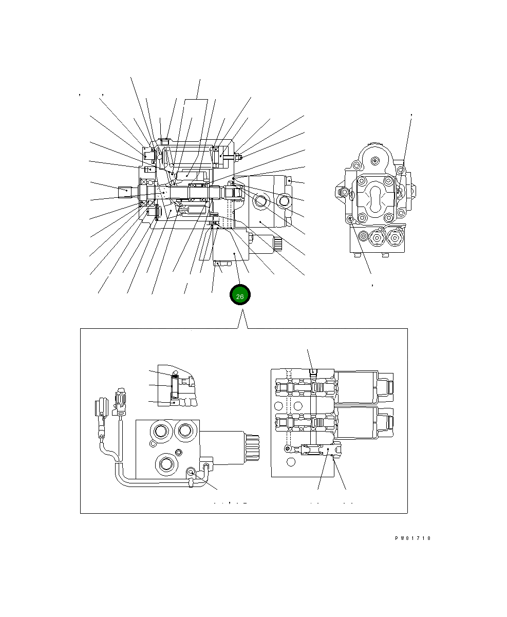 Болт YM172422-73610 Komatsu